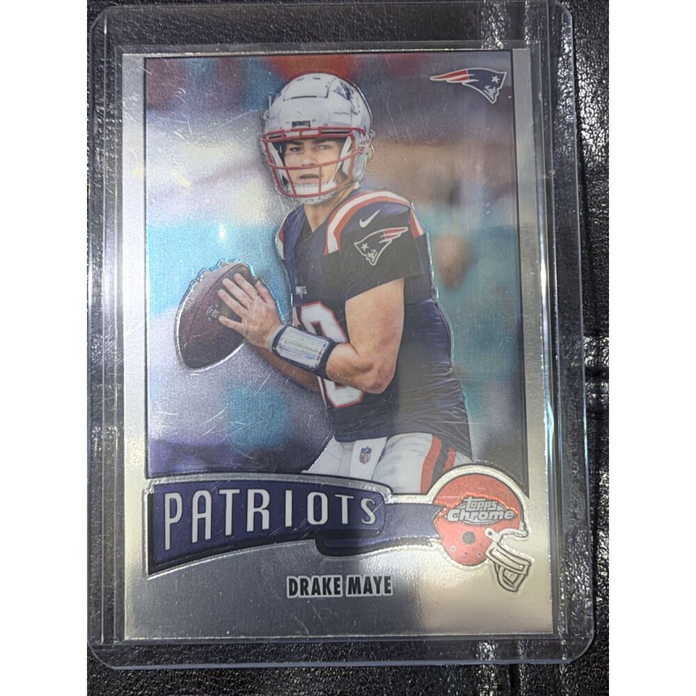 2025 Topps Chrome 1975 Topps Drake Maye #1975-23 New England Patriots